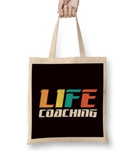 Life Coach Mentor Trainer Mindset Influencer Blog Coaching Bez Çanta Uzun Saplı