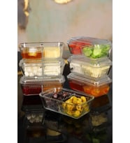 4 Adet Frigo 2 Bölmeli Kahvaltılık