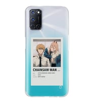 Oppo A52/A72/A92 Uyumlu Chainsaw Man Anime Tasarımlı Şeffaf Telefon Kılıfı