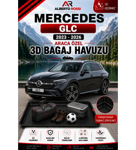 Mercedes Glc 2023 - 2026 Araca Özel 3D Bagaj Havuzu