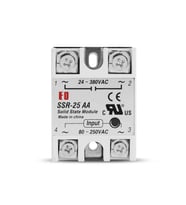 SSR-25AA SSR Röle Ac Çıkış Ac Tetik 25A Ac 24-380V Tek Fazlı Solid State Röle Elektronik Anahtar