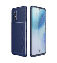 Huawei Nova 8İ Kılıf Zore Negro Karbon Tasarım Silikon Kılıf (Lacivert)