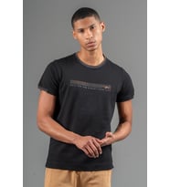 Maraton Regular Erkek Bisiklet Yaka Siyah T-shirt
