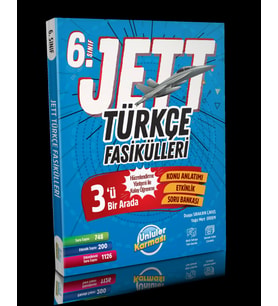 Ünlüler Karması 6. Sınıf Jett Türkçe Fasikülleri Yeni