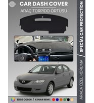 MAZDA 3 (2003-2009) Torpido Örtüsü Panel Halısı Koruma Torpido Koruma Araca Özel Kaymaz Kolay Montaj