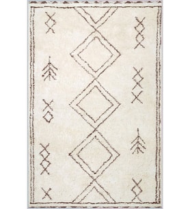 Eliana Home Baskılı, Yıkanabilir Kaymaz Taban Salon Halısı LNA1071 100x150 cm (Bej)
