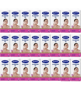 Bambino Cotton Kare Makyaj ve Bebek Temizleme Pamuğu 1200 Adet (Kare En-Boy 7CM) (24PK*50)