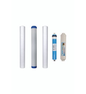 Su Arıtma Cihazı 20 Inç Gac Karbon,5 Ve 1 Micron Sediment, Vontron Mebran Ve Tatlandırıcı Filtre