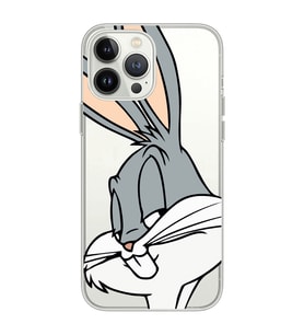 Iphone 15 Pro Uyumlu Bugs Bunny Desenli Şeffaf Telefon Kılıfı