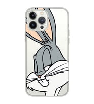 Iphone 15 Pro Uyumlu Bugs Bunny Desenli Şeffaf Telefon Kılıfı
