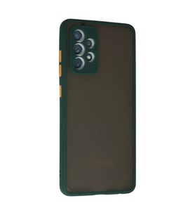 Samsung Galaxy A72 Kılıf Montreal Silikon Kapak - Koyu Yeşil
