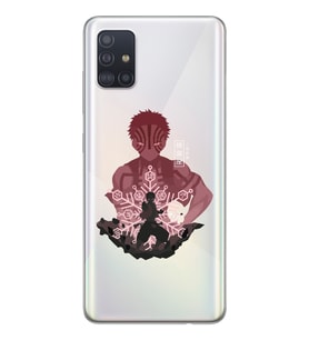 Samsung Galaxy A71 Uyumlu Demon Slayer Tasarımlı Şeffaf Telefon Kılıfı