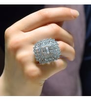 2.28 Ct Pırlanta Özel Tasarım Baget Yüzük