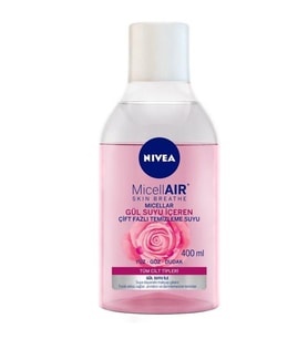 Nivea Micellair Gül Suyu İçeren Çift Fazlı Micellar Makyaj Temizleme Suyu 400 ML
