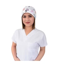 Lila Uğurböceği Desenli Doktor Hemşire Cerrahi Bone