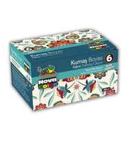 Kumaş Boyası 6 Ana Renk 30 Ml Tişört Çanta Tekstil Boyası 30 ml 1 Paket (Karışık)