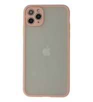 Newface Apple iPhone 12 Pro Max Kılıf Montreal Silikon Kapak - Pembe