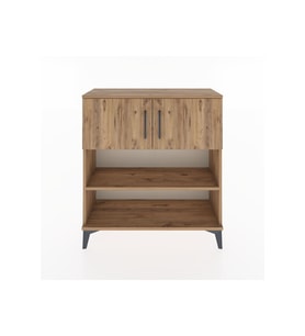 Arges Şifonyer 3 Raflı 2 Kapaklı 88x30x96 Çam-Çam