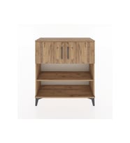 Arges Şifonyer 3 Raflı 2 Kapaklı 88x30x96 Çam-Çam