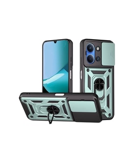 Redmi 15C 4G Pars Lens Yüzüklü Silikon - Yeşil