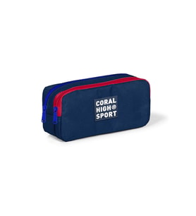 Coral High Sport Lacivert Kırmızı İki Bölmeli Kalem Çantası 22275