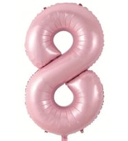 Beysüs Pembe 8 Rakam Folyo Balon 80 cm
