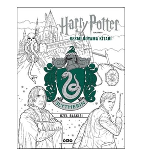 Harry Potter Filmlerinden Resmi Boyama Kitabı – Slytherin Özel Baskısı