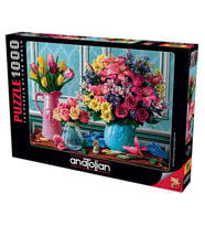 Anatolian Puzzle 1000 Parça Rengarenk Buketler 1130