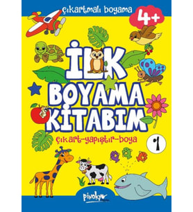Çıkartmalı İlk Boyama Kitabım 4+ Yaş-1