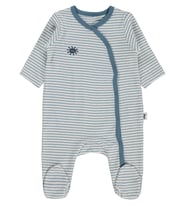 Civil Baby Çizgili 1-9 Ay Tulum - Ekru