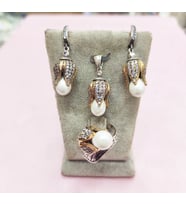 İnci Lale Tulip Gümüş Set