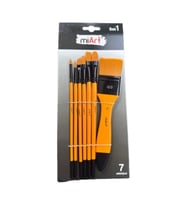 Miart Karma Fırça Seti 7’li Zemin Fırçalı Set (2-6-3/8-8-12-1/2-1.5)