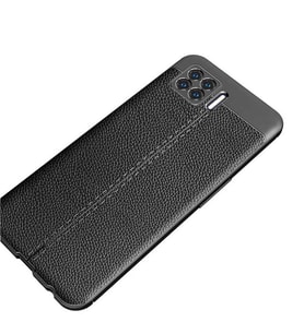 Oppo 73 Kılıf Pu-Deri Leather-Pu Serisi Protected Case (Siyah)