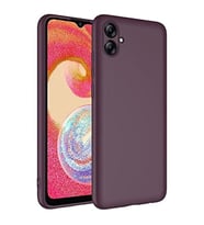 Coverzone Vivo Y16 ile Uyumlu K?l?f Kadife i� Y�zeyli Silikon Vivo Y16 ile Uyumlu Z-Mara Lansman Vieri K?l?f Koyu Mor