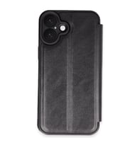 Apple İphone 16 Plus Kılıf Flip Cover - Siyah