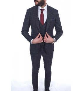 Jan Carlucci Slimfit Yelekli Drop 6 Takım
