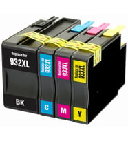 Xplus®HP 933XL Uyumlu Yüksek Kapasite 4 Renk Muadil Kartuş Seti (Çok Renkli)