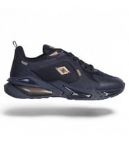 Solazer 035 Syh-Gold Erkek Sneaker Ayakkabı (Siyah)