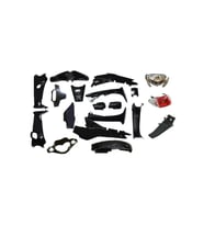 BİSAN CUB ROADSTAR KAPORTA SETİ SİYAH FAR-STOP DAHİL 20 PARÇA (JAGUAR YAZILI)