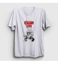 Presmono Unisex Beyaz Poster Thorfinn Anime Vinland Saga T-Shirt 471760tt