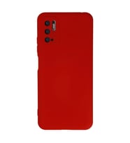 Xiaomi Redmi Note 10 5G Kılıf Nano içi Kadife Silikon - Kırmızı