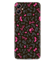 Samsung Galaxy A04E Kılıf Resimli Desenli Baskılı Silikon Barbie and Shoes 1413