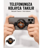 Telefon Soğutucu LED Işık Efektli Power Aparatlı Sessiz ve Taşınabilir Model Yeni Nesil