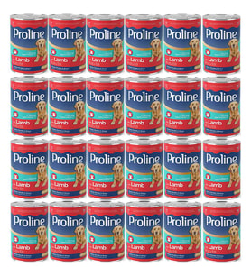 Proline Kuzu Etli Yetişkin Köpek Konservesi 400 Gr*24 Adet (Kahverengi)