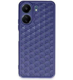 Redmi 13C Kılıf Petek Silikon Kapak - Lacivert