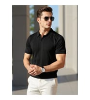 Erkek Kısa Kollu Polo Yakalı Triko Tshirt
