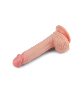 2020 Yeni Üretim Lovetoy Çift Katmanlı Ultra Gerçek Flesh Dildo Hepsi Aramızda Farkı Ile Gizli Kargo