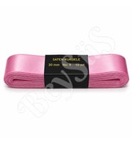 Saten Kurdele 30 mm Pembe