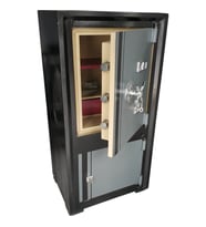 MyWondry Store  ŞİFRELİ Çelik Para Kasası 105 Cm Siyah Gri