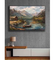 Koç stüdyo Modern tasarım kanvas tablo 50x70 (Çok Renkli)